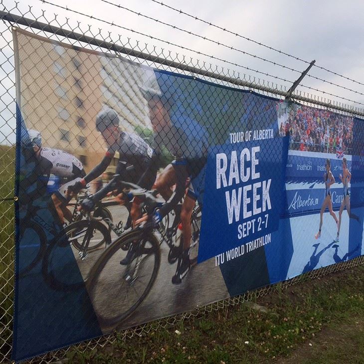 Dye Sublimation Mesh Fabric Fence Banner
